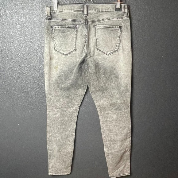 DKNY Jeans Women's Gray Acid Wash CITY Ultra Skinny Jeans Size 10 - Picture 5 of 12